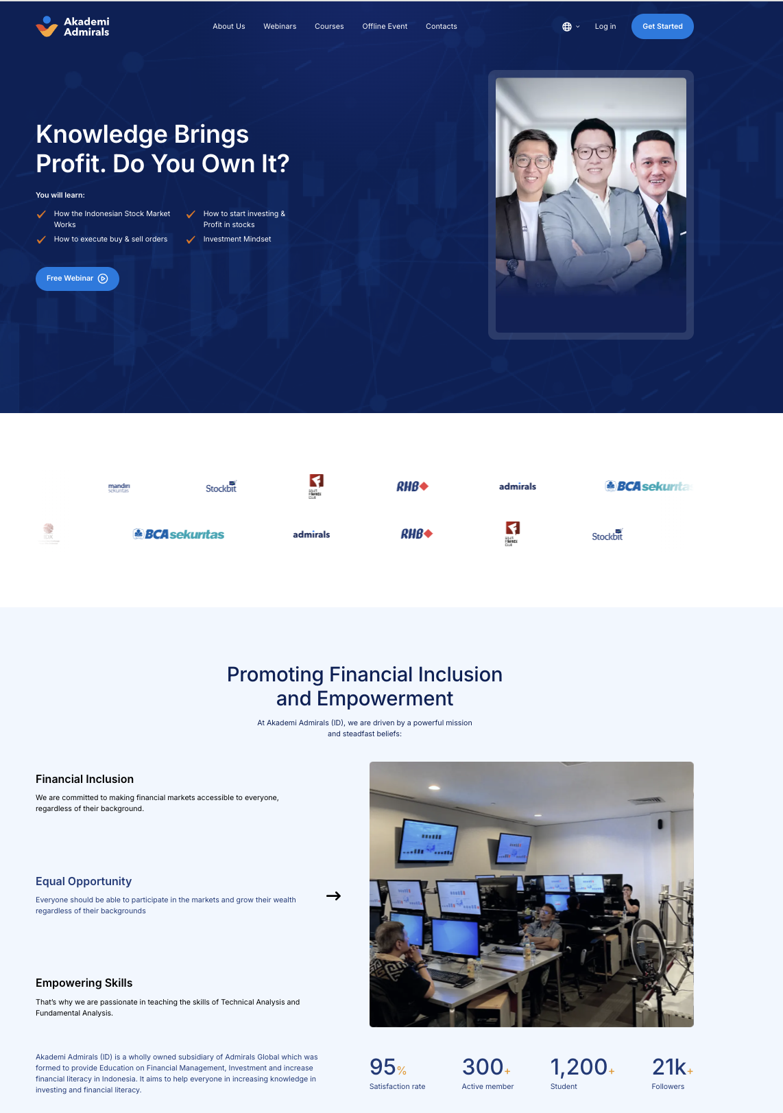 Platform about page